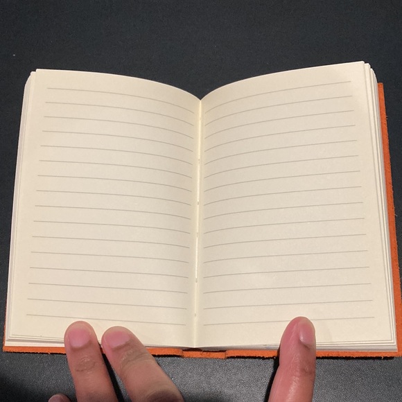 Leather bound notebook made in Italy - Picture 2 of 4